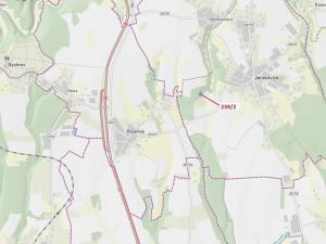 Dražba lesa, Jenišovice, 2305 m2