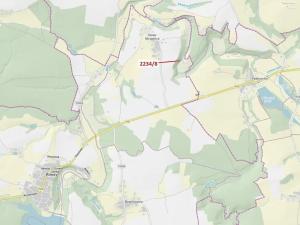 Dražba pozemku, Římov, 682 m2