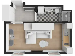 Prodej bytu 1+kk, Praha - Vršovice, Košická, 28 m2