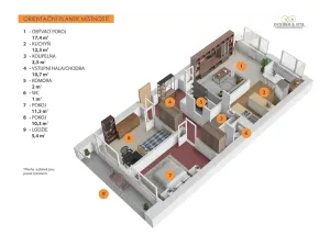 Prodej bytu 3+1, Most, Josefa Suka, 70 m2