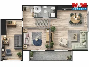 Prodej bytu 3+kk, Žleby, 73 m2