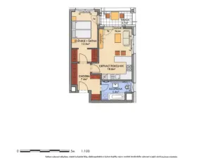 Prodej bytu 2+kk, Praha - Ruzyně, 47 m2