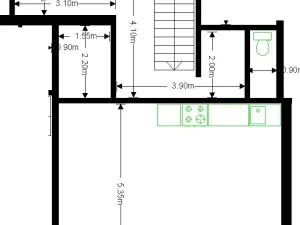 Pronájem bytu 3+kk, Praha - Holešovice, Dělnická, 99 m2