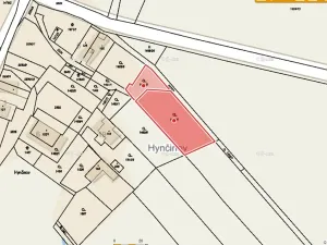 Prodej pozemku pro bydlení, Hynčina, 1406 m2