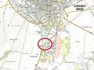 Prodej podílu komerčního pozemku, Uherský Brod, 926 m2