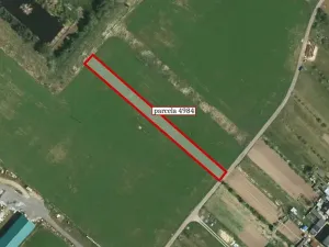 Prodej podílu komerčního pozemku, Moravský Písek, 774 m2