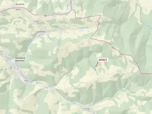 Dražba pozemku, Valašská Bystřice, 1928 m2