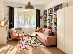 Pronájem bytu 1+kk, Praha - Žižkov, Biskupcova, 47 m2