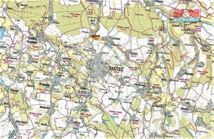 Prodej lesa, Skuteč, 14689 m2