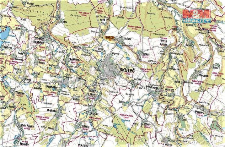 Prodej trvalého travního porostu, Skuteč, 2985 m2