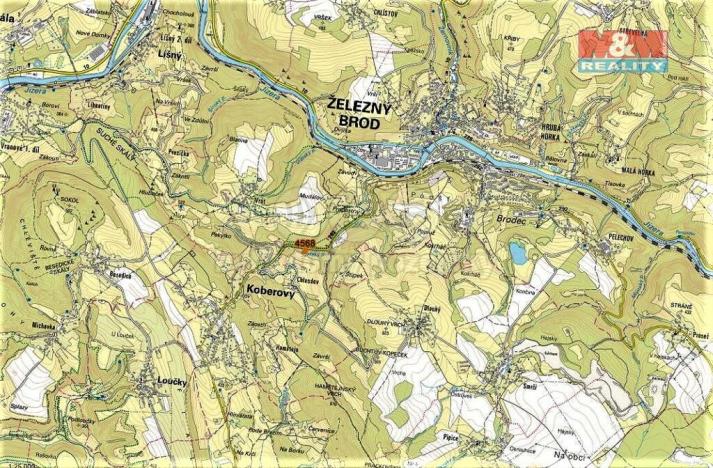 Prodej lesa, Koberovy, 987 m2