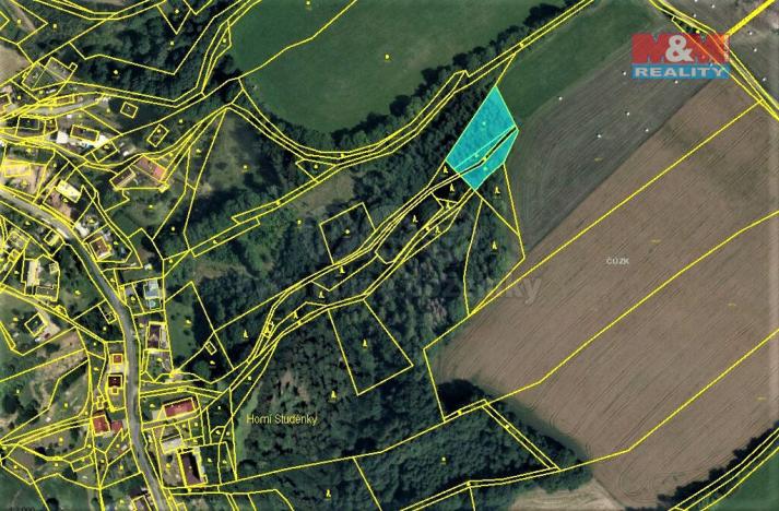 Prodej trvalého travního porostu, Horní Studénky, 1864 m2