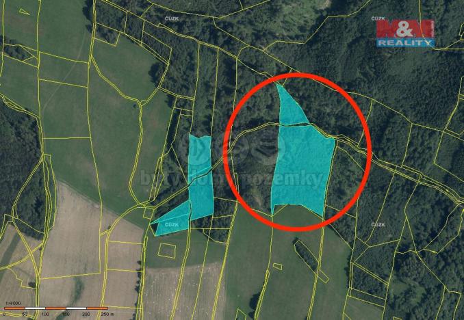 Prodej lesa, Horní Studénky, 29330 m2