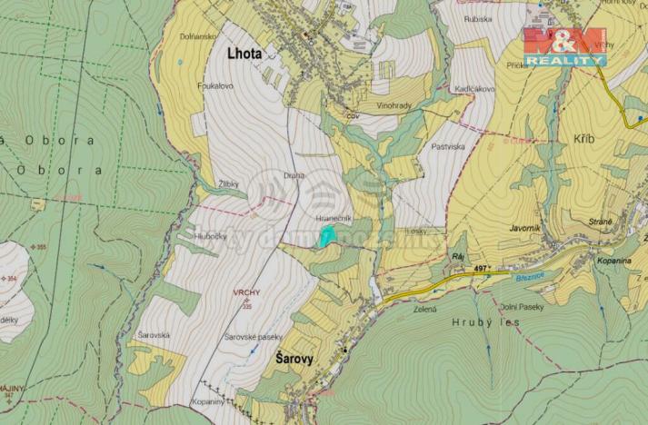 Prodej lesa, Lhota, 9823 m2