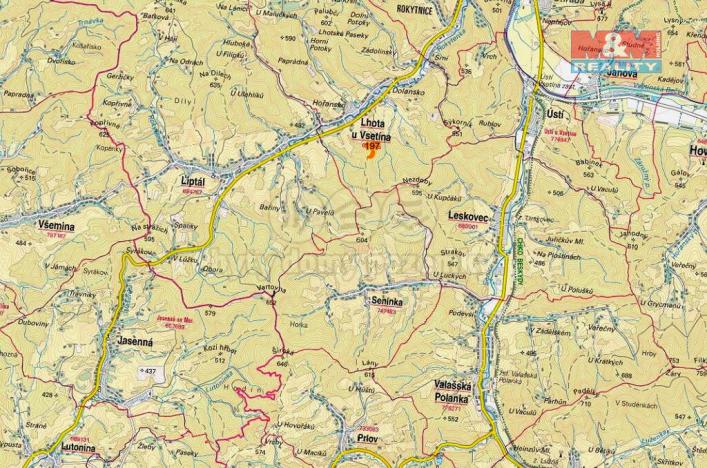 Prodej lesa, Lhota u Vsetína, 8758 m2