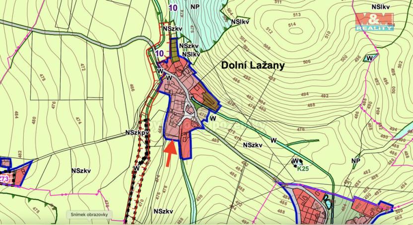 Prodej pozemku pro bydlení, Lipová - Dolní Lažany, 763 m2