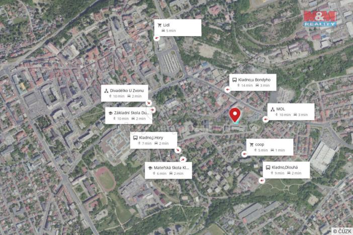 Prodej pozemku pro bydlení, Kladno, Čechova, 736 m2