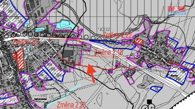 Prodej zemědělské půdy, Cvikov - Drnovec, 6985 m2