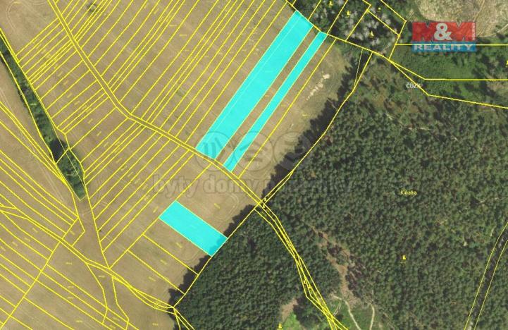 Prodej zemědělské půdy, Boskovice, 1418 m2