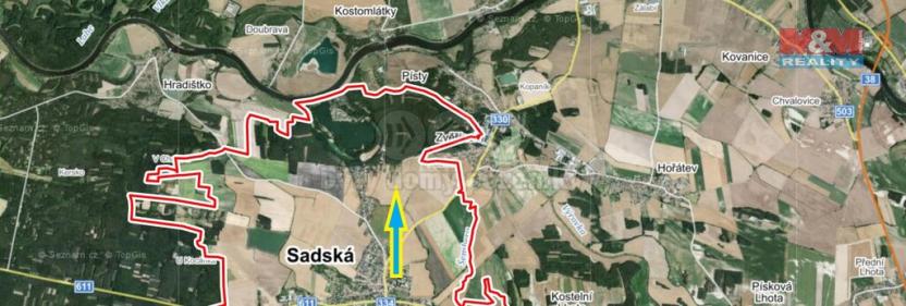 Prodej pozemku, Sadská, 334 m2