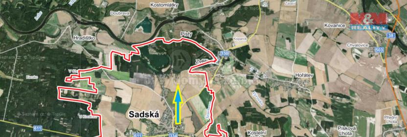 Prodej pozemku, Sadská, 393 m2