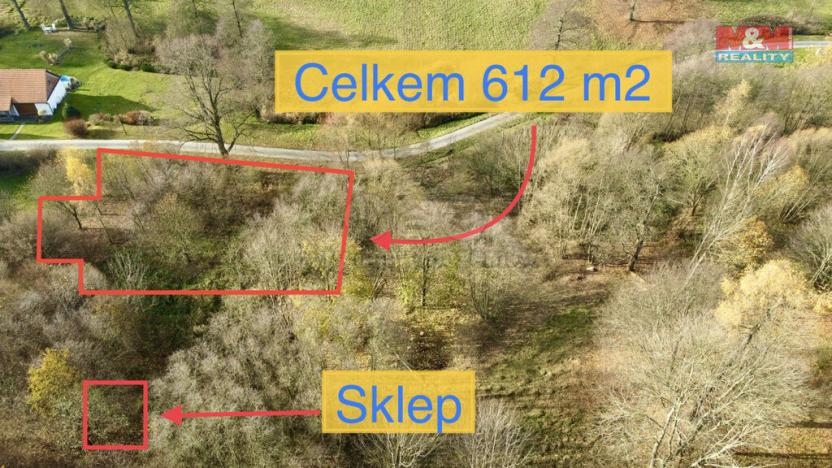 Prodej pozemku pro bydlení, Stašov, 612 m2