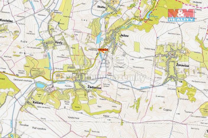 Prodej pole, Ježov, 196 m2