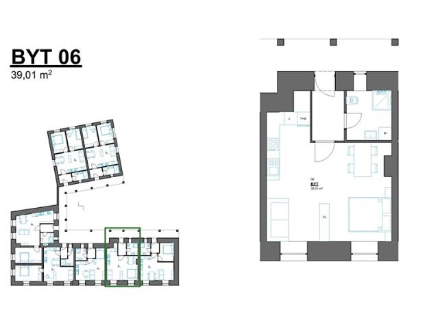 Prodej bytu 1+kk, Domažlice, Tovární, 39 m2