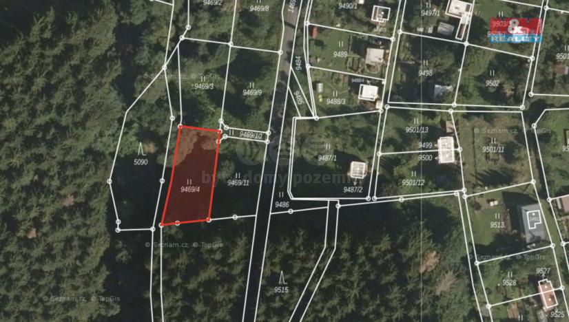 Prodej zahrady, Vsetín, 452 m2