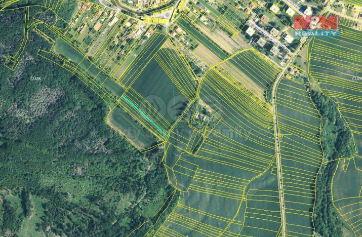 Prodej zemědělské půdy, Veverská Bítýška, 1032 m2