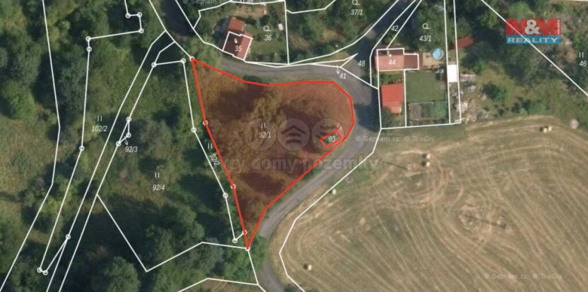 Prodej pozemku, Povrly, 1518 m2