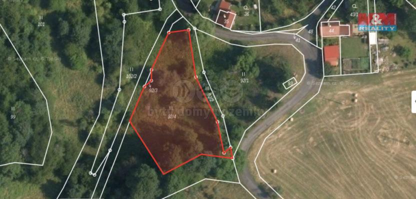 Prodej louky, Povrly, 1726 m2