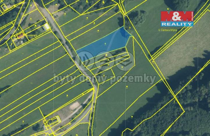 Prodej trvalého travního porostu, Nový Jičín, 3425 m2