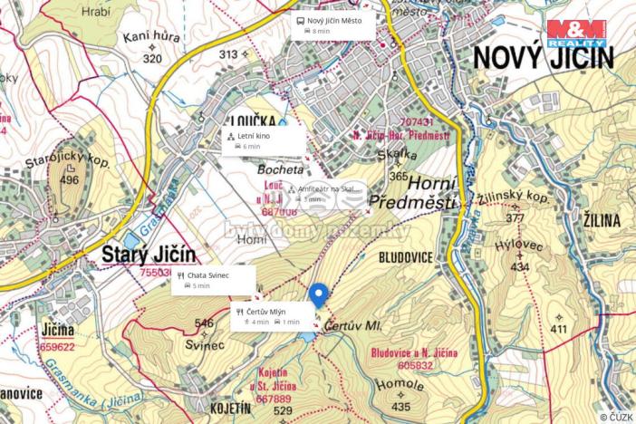 Prodej trvalého travního porostu, Nový Jičín, 3425 m2