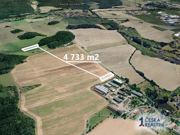 Prodej podílu zemědělské půdy, Lhota u Příbramě, 640 m2