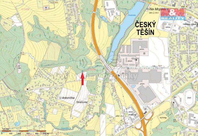 Prodej pozemku, Český Těšín - Mosty, 184 m2