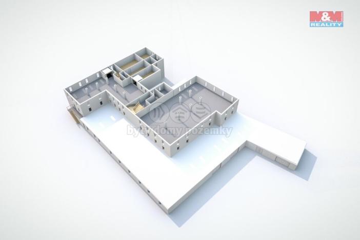 Prodej skladu, Jílové, Teplická, 3160 m2