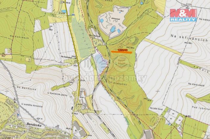 Prodej lesa, Lužná, 3507 m2