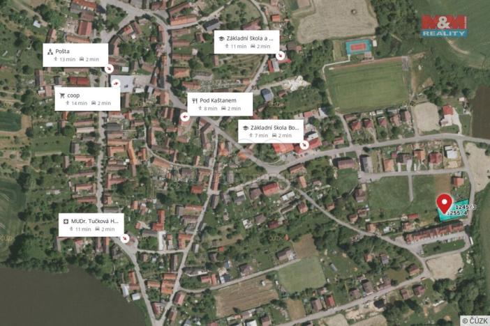 Prodej pozemku pro bydlení, Borotín, 896 m2