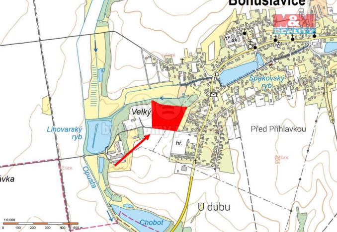 Prodej zahrady, Bohuslavice, 28681 m2