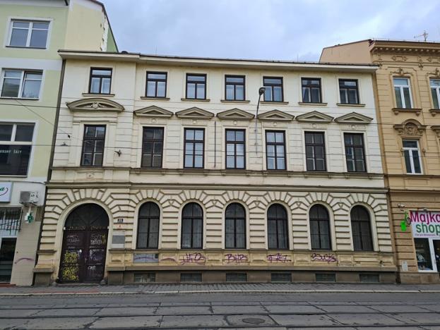 Dražba kanceláře, Brno, Hybešova, 1036 m2