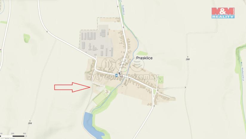 Prodej pozemku pro bydlení, Prasklice, 734 m2