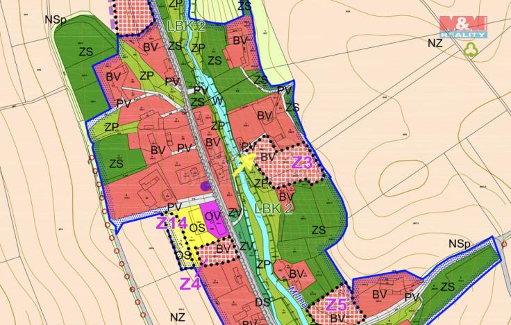 Prodej louky, Chyjice, 877 m2
