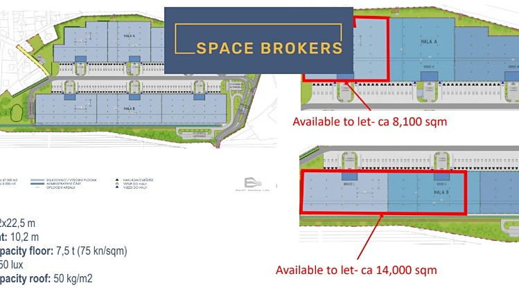 Pronájem skladu, Pardubice, 7823 m2