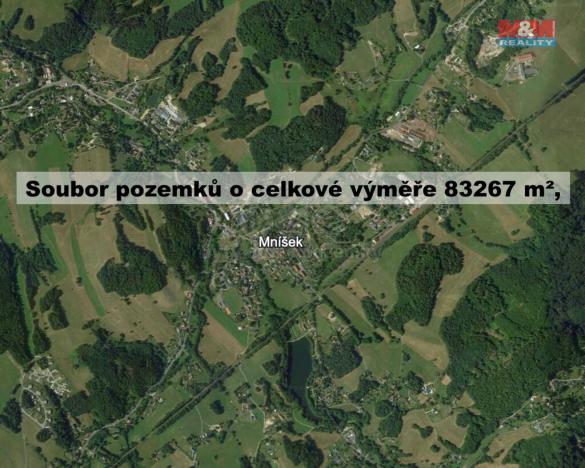 Prodej zemědělské půdy, Mníšek, 83267 m2