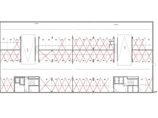 Prodej garážového stání, Brno, Bratislavská, 13 m2