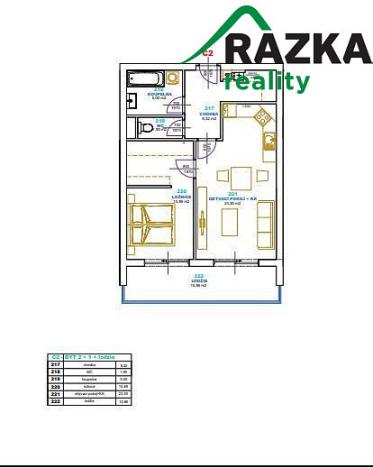 Prodej bytu 2+kk, Klatovy, 57 m2