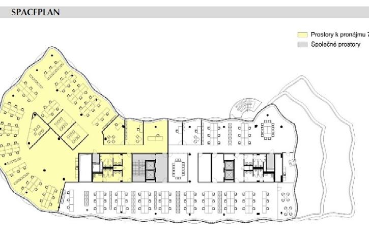 Pronájem kanceláře, Praha - Libeň, Českomoravská, 700 m2