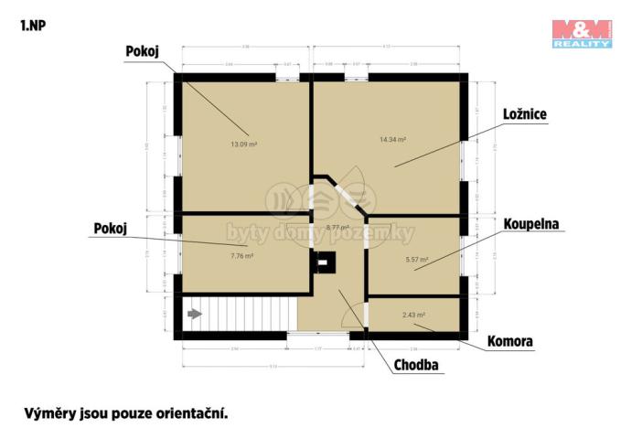 Prodej rodinného domu, Hrádek - Odolenov, 142 m2