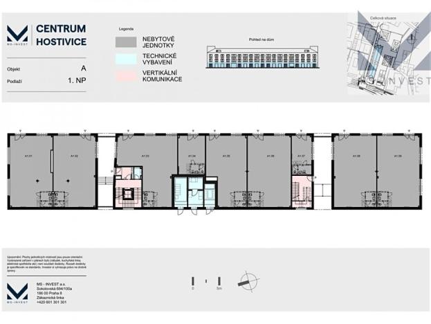 Prodej obchodního prostoru, Hostivice, Čsl. armády, 109 m2